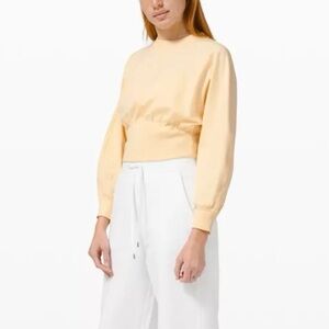 Lululemon LA Ribbed Waist Long Sleeve Lemon Yellow 4